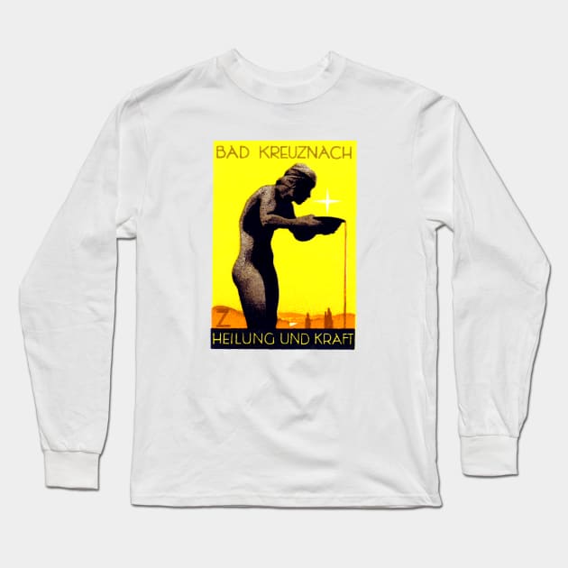 1920 Bad Kreuznach Germany Long Sleeve T-Shirt by historicimage